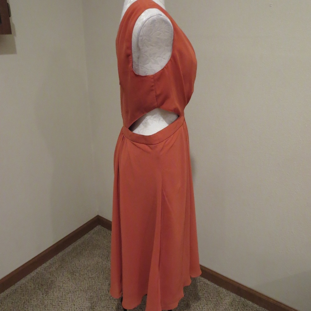 ASOS Side Cut Out Midi Dress size 8 - Picture 3 of 5